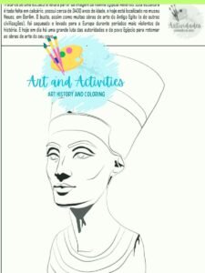 Bust of Nefertiti for coloring Ancient Egyptian Art for coloring Ancient Egypt for coloring Nefertiti for coloring Queen Nefertiti for coloring Bust of the Queen Nefertiti for coloring